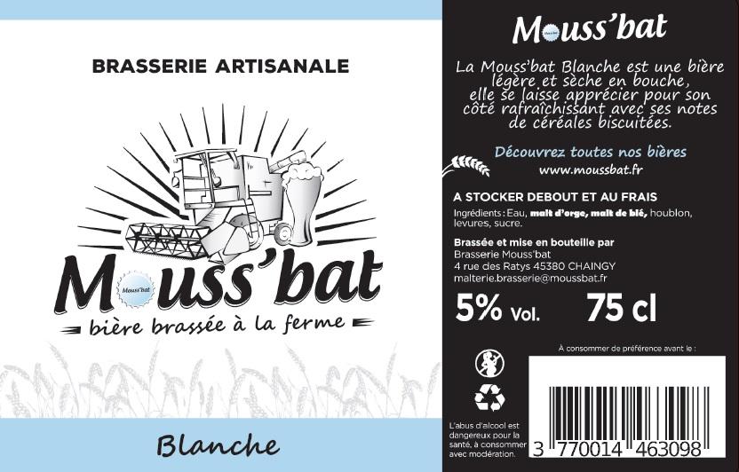 Mouss'bat Blanche 75cl