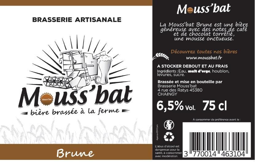 Mouss'bat Brune 75cl